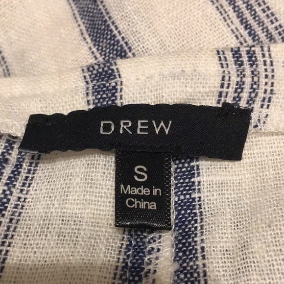 Anthropologie Drew Blue and White Striped Maxi Dress - Picture 4 of 7